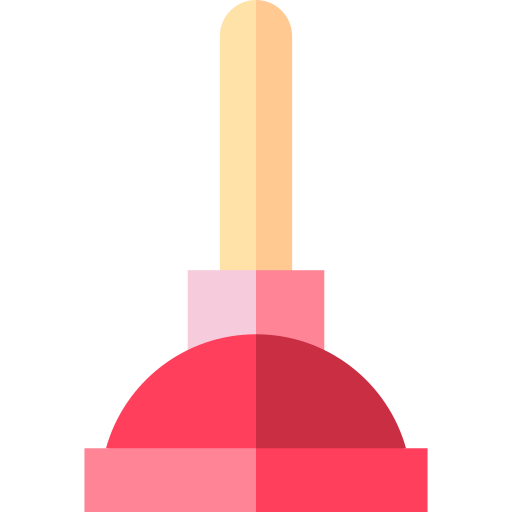 Plunger Basic Straight Flat icon