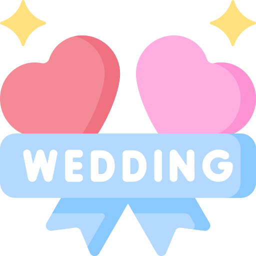 Wedding sign Special Flat icon