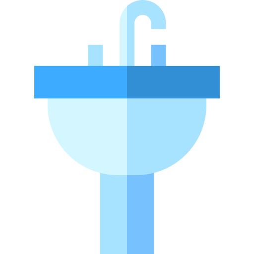 Sink Basic Straight Flat icon