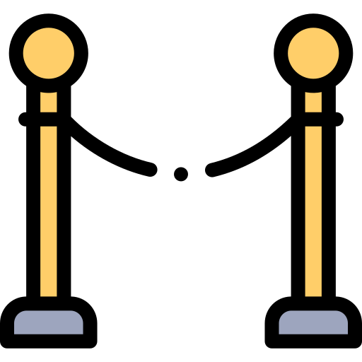 Fence Detailed Rounded Lineal color icon