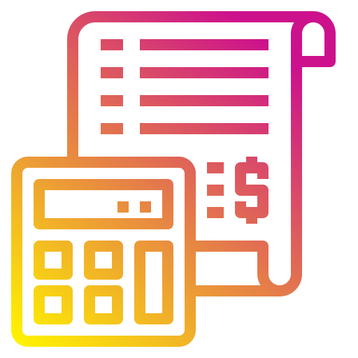 Calculator Payungkead Gradient icon