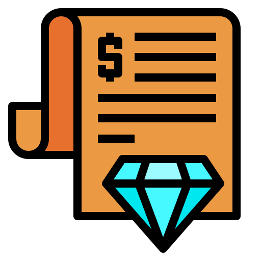 Diamond Payungkead Lineal Color icon