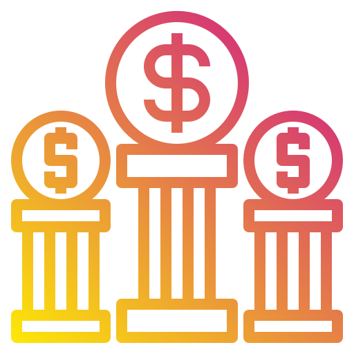 Coin Payungkead Gradient icon