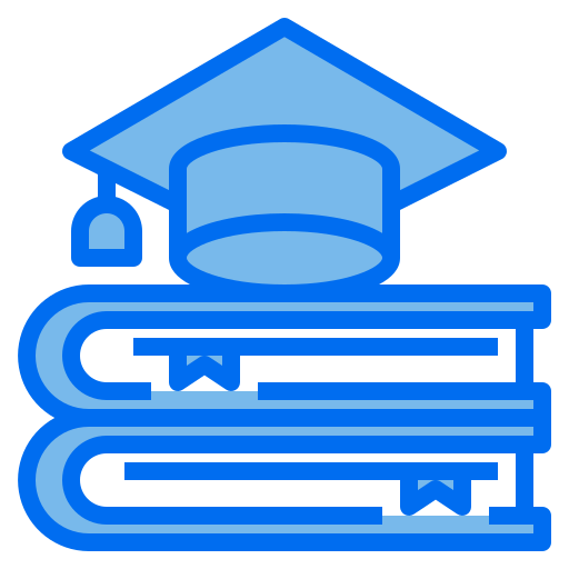 Graduation cap Payungkead Blue icon