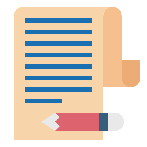 Document Payungkead Flat icon