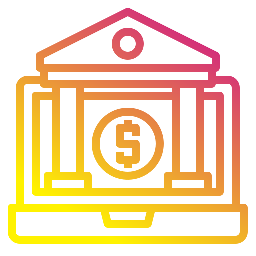 banca en línea Payungkead Gradient icono