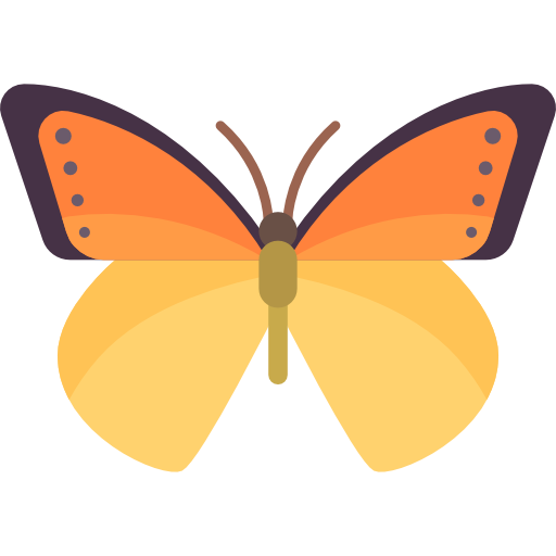 vlinder Special Flat icoon