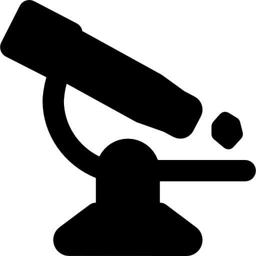 Микроскоп Basic Black Solid иконка