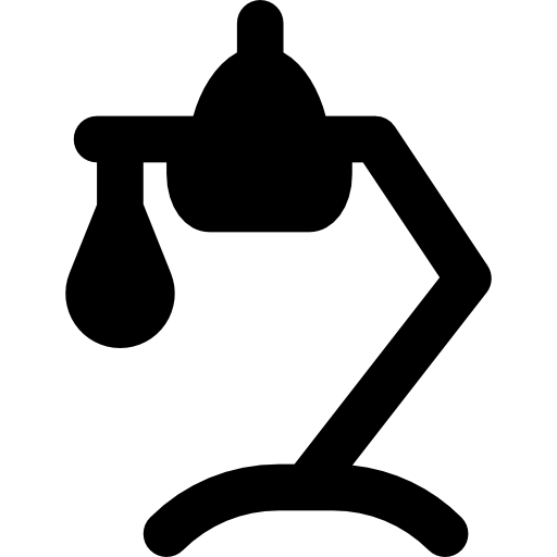 lámpara Basic Black Solid icono