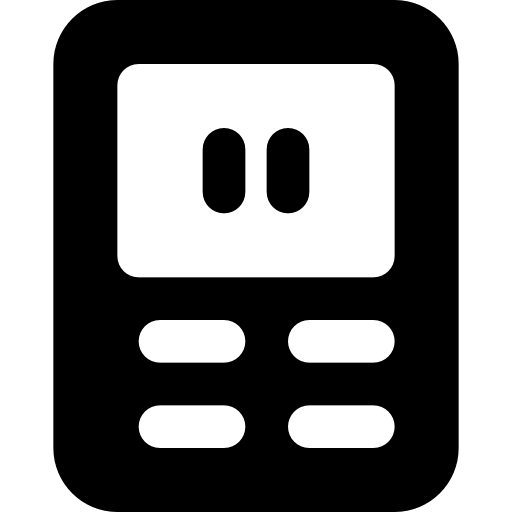 電卓 Basic Black Solid icon