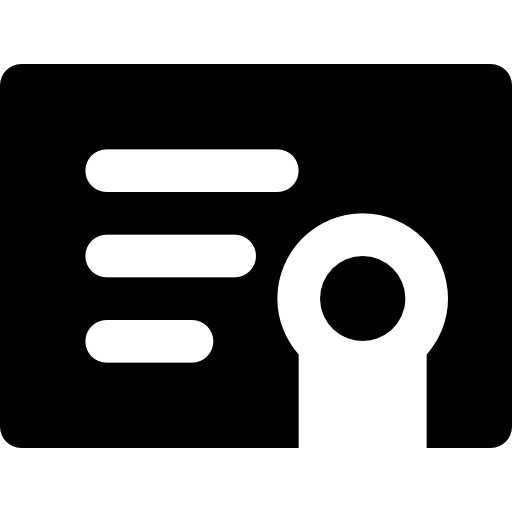 Диплом Basic Black Solid иконка