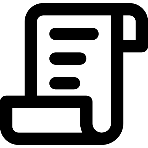 ディプロマ Basic Black Outline icon