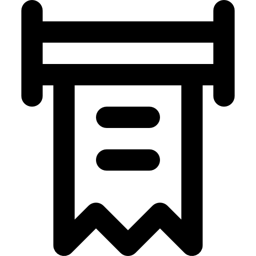 scrollen Basic Black Outline icon