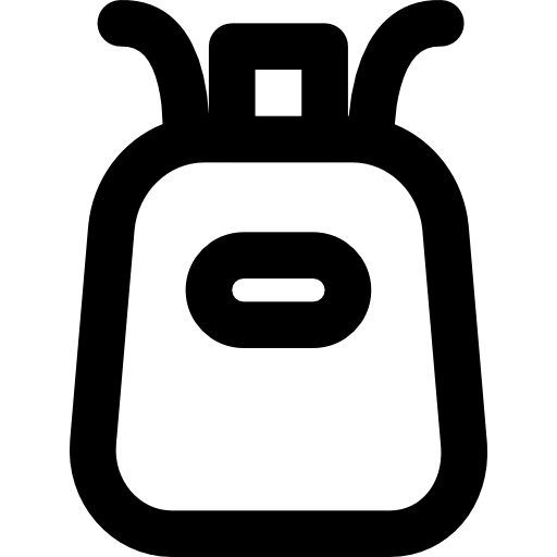 zaino Basic Black Outline icona