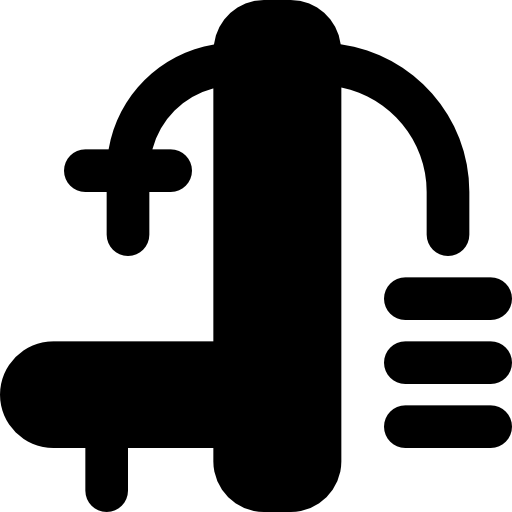 Gym Basic Black Solid icon
