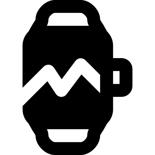 Smartwatch Basic Black Solid icon