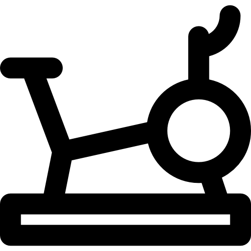 Stationary bicycle Basic Black Outline icon