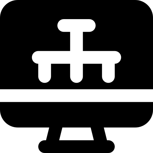 diagram Basic Black Solid icoon