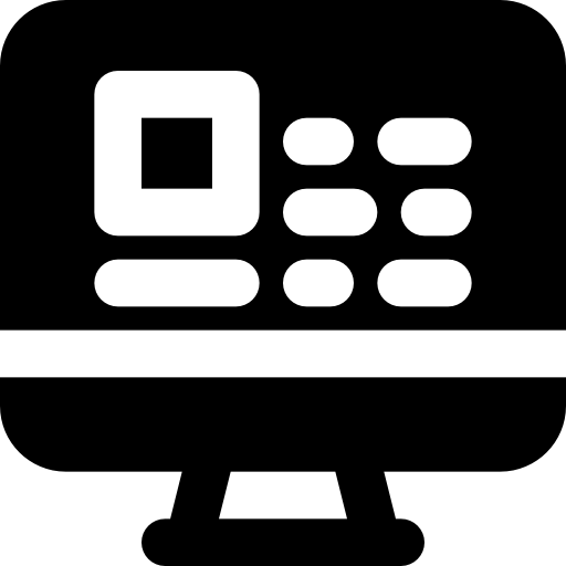 codierung Basic Black Solid icon