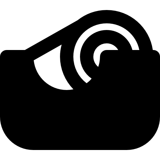 ruban Basic Black Solid Icône