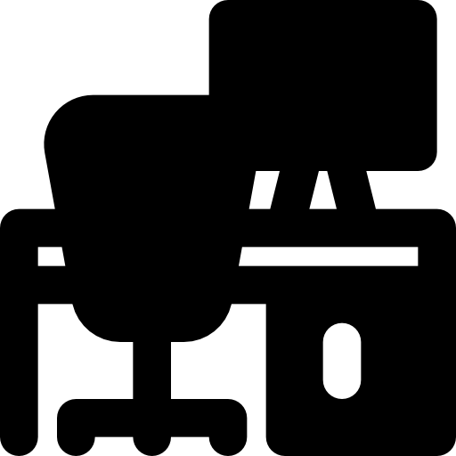 biurko Basic Black Solid ikona