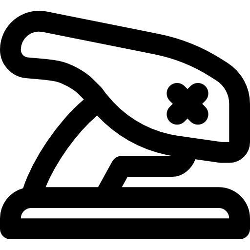 Stapler Basic Black Outline icon