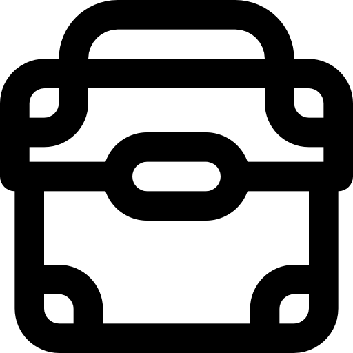 aktentas Basic Black Outline icoon
