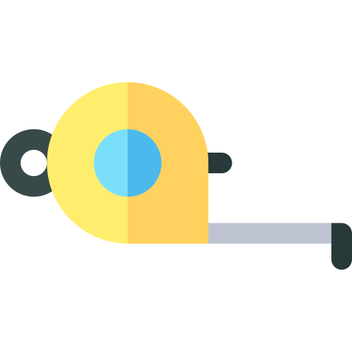 측정 테이프 Basic Rounded Flat icon
