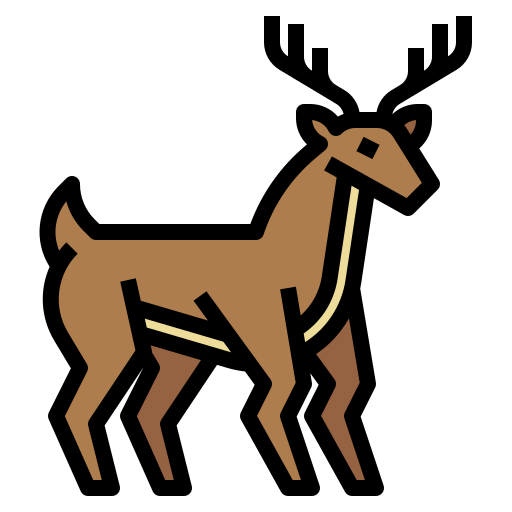 사슴 Ultimatearm Lineal Color icon