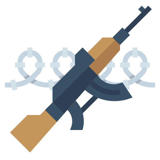 戦争 Ultimatearm Flat icon