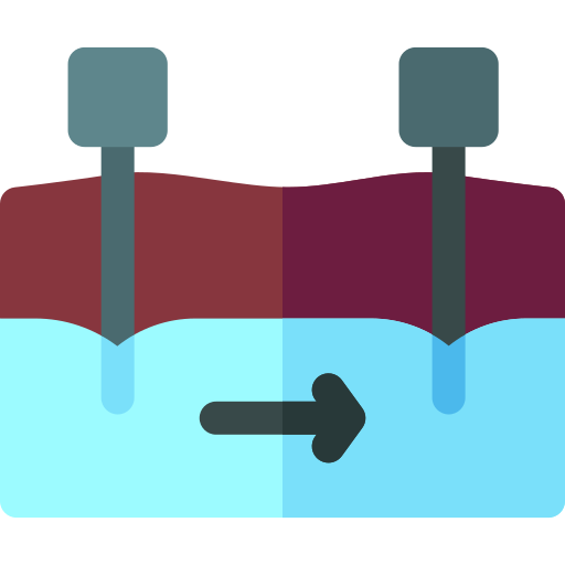 hidrogeología Basic Rounded Flat icono