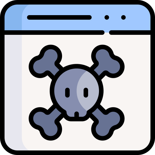 ウイルス Kawaii Lineal color icon