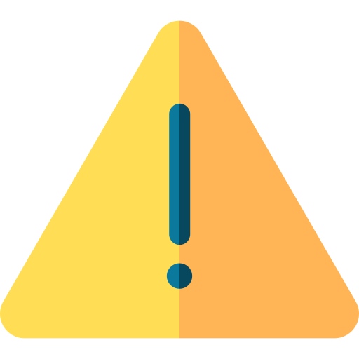 Warning sign Basic Rounded Flat icon