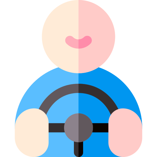 運転者 Basic Rounded Flat icon
