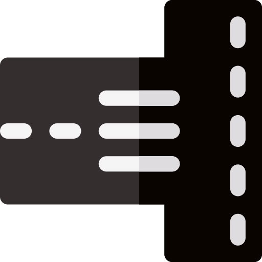 Road crossing Basic Rounded Flat icon