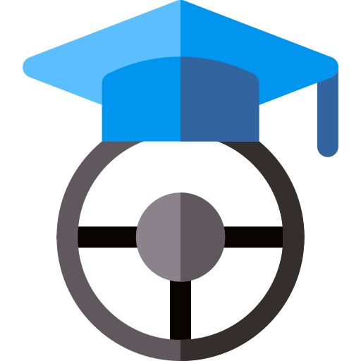 fahrschule Basic Rounded Flat icon