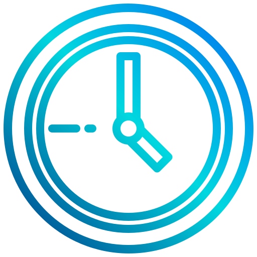 reloj xnimrodx Lineal Gradient icono