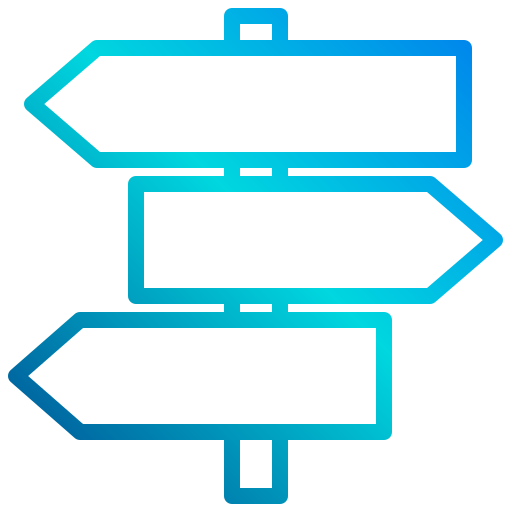 Direction xnimrodx Lineal Gradient icon
