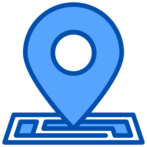 carta geografica xnimrodx Blue icona