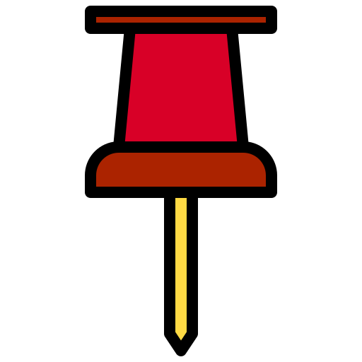 chincheta xnimrodx Lineal Color icono