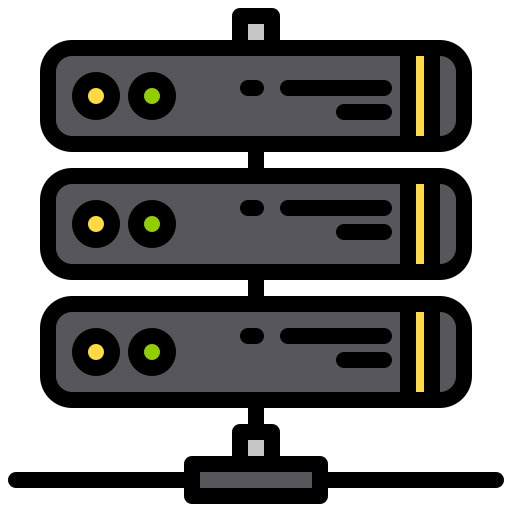 Server xnimrodx Lineal Color icon