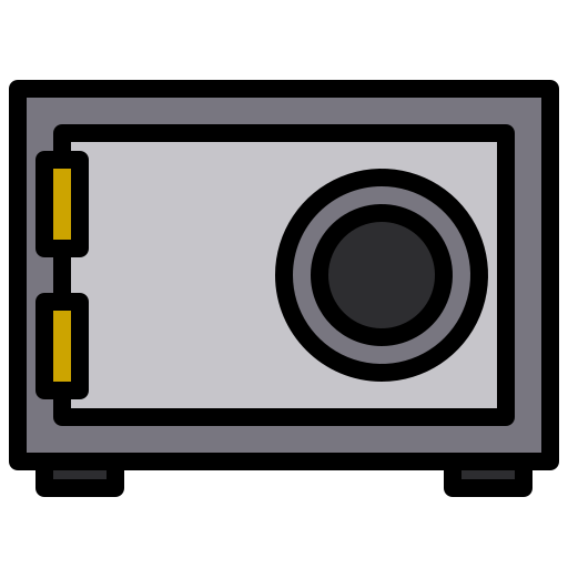 caja fuerte xnimrodx Lineal Color icono