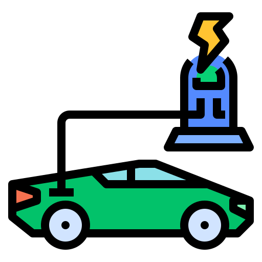 elektrische ladung Ultimatearm Lineal Color icon