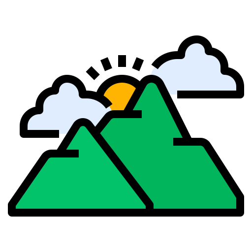 Mountains Ultimatearm Lineal Color icon