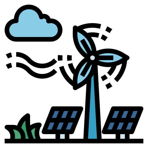 Renewable energy Ultimatearm Lineal Color icon