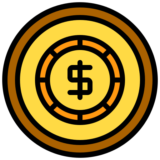 moneda xnimrodx Lineal Color icono