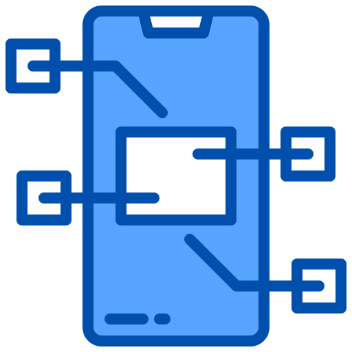 Mobilephone xnimrodx Blue icon