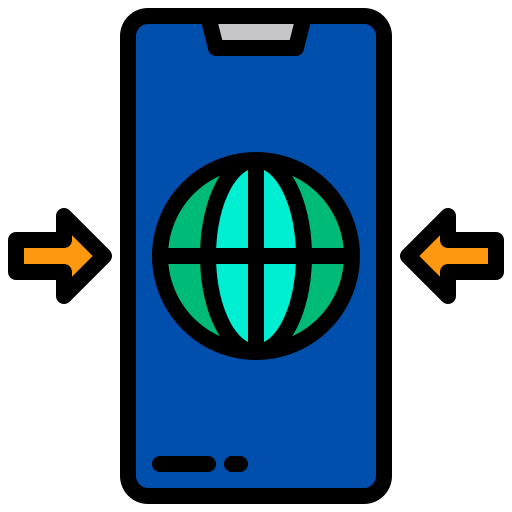 telefon komórkowy xnimrodx Lineal Color ikona