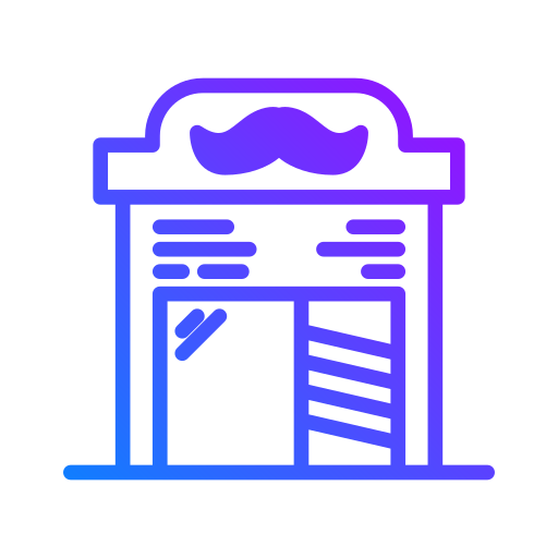 Barbershop Generic Gradient icon