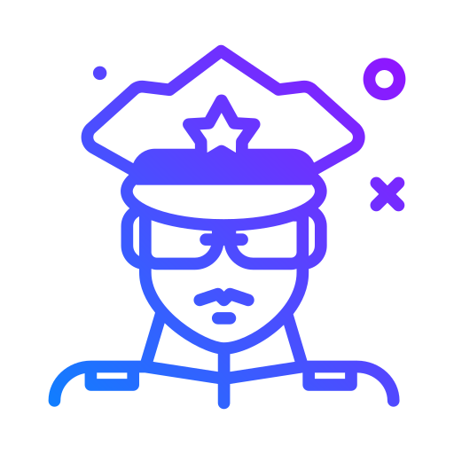 policjant Generic Gradient ikona